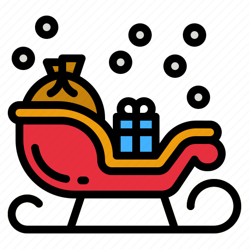 Xmas, christmas, sled, winter, sleigh icon - Download on Iconfinder