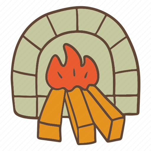 Winter, season, fireplace, weather, snow icon - Download on Iconfinder