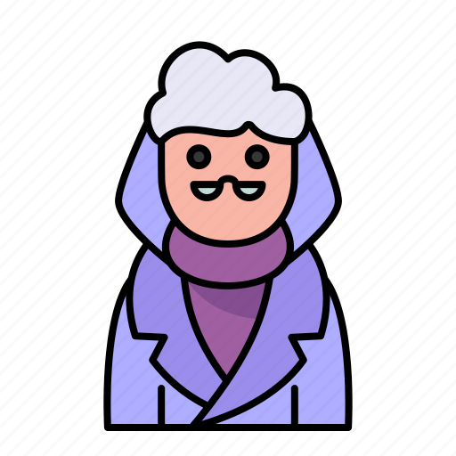 Winter, avatar, user, profile, people, woman, elder icon - Download on Iconfinder