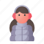 winter, avatar, user, profile, people, woman 