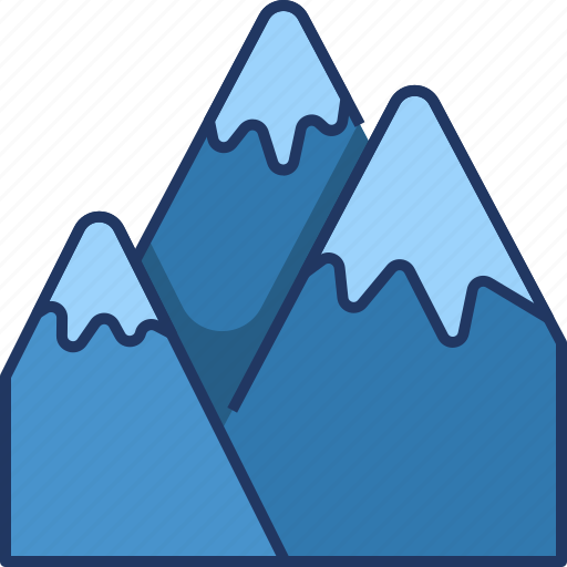 Snow, cold, mountains, snow mountain, nature, winter, landscape icon - Download on Iconfinder