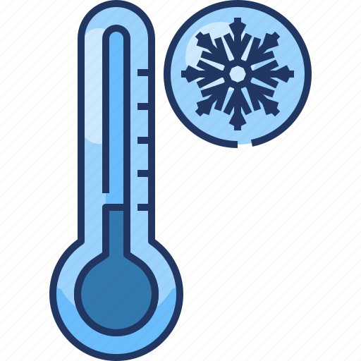 Snow, cold, cold temperature, low temperature, winter, thermometer, temperature icon - Download on Iconfinder