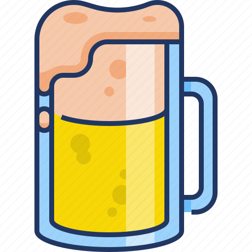 Food, alcohol, bar, beer, drink, glass, beverage icon - Download on Iconfinder