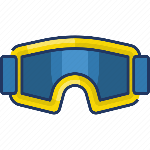 Ski glasses, goggles, glasses, sport goggle, ski goggles, winter, eye protection icon - Download on Iconfinder