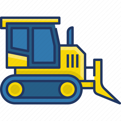 Snow, winter, ice, vehicle, snow bulldozer, bulldozer, construction icon - Download on Iconfinder