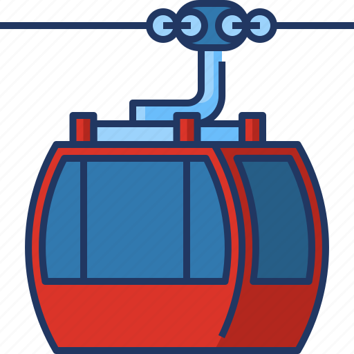 Cable car, vehicle, cableway, ropeway, ski lift, transport, gondola icon - Download on Iconfinder