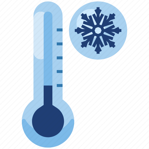 Low temperature, thermometer, temperature, cold, snow, winter, cold temperature icon - Download on Iconfinder