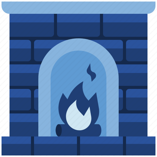 Winter, chimney, warm, fire, fireplace, flame, christmas icon - Download on Iconfinder