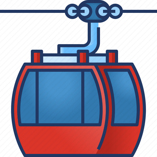 Cableway, vehicle, ski lift, cable car, ropeway, gondola, transport icon - Download on Iconfinder