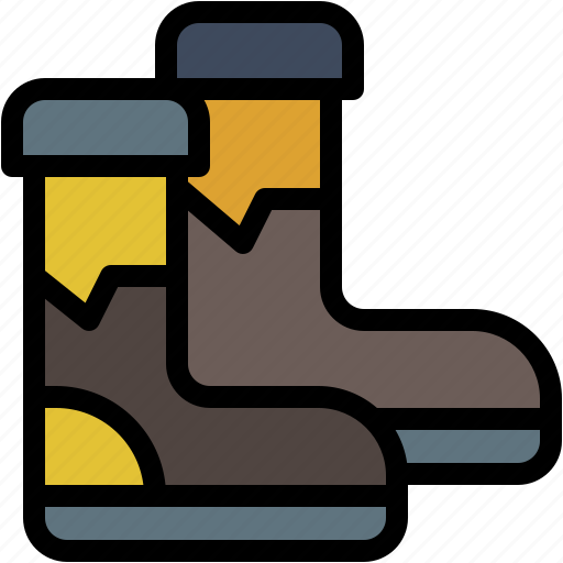 Boots, footwear, hiking, boot, shoe icon - Download on Iconfinder
