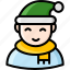 avatar, christmas, male, people, person, winter 