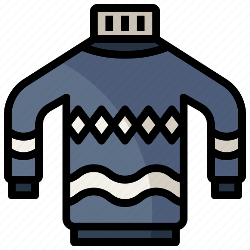Clothing, fashion, shirt, sweatshirt, winter icon - Download on Iconfinder