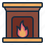 fireplace, winter, furniture, warm, flame, hot, fire 