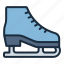 skate, winter, snow, sport, boots, ice skate 