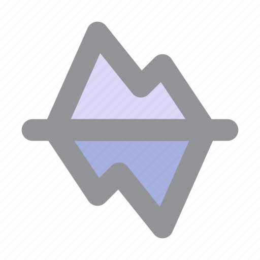 Iceberg, snow, winter, cold icon - Download on Iconfinder