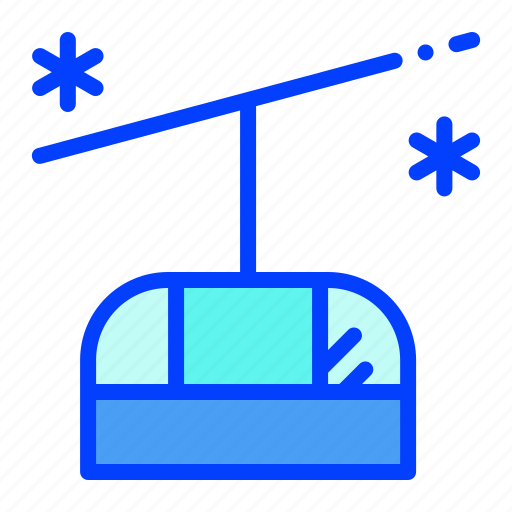 Cable car, lift, transportation, winter icon - Download on Iconfinder