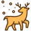 deer, antler, deers, reindeer, winter 
