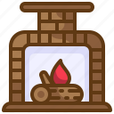 fireplace, chimney, fire, furniture, heating
