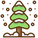 pine, tree, antartica, ice, winter 