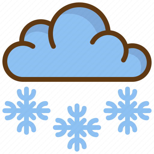 Snowflake, cloud, cold, snow, winter icon - Download on Iconfinder