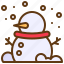 snowman, snow, winter, ice, cold 