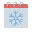 calendar, date, month, snow, snowflake, winter, christmas, xmas 