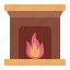 fireplace, winter, furniture, warm, flame, hot, fire 