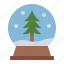 snowball, winter, decoration, christmas, xmas, snow globe 