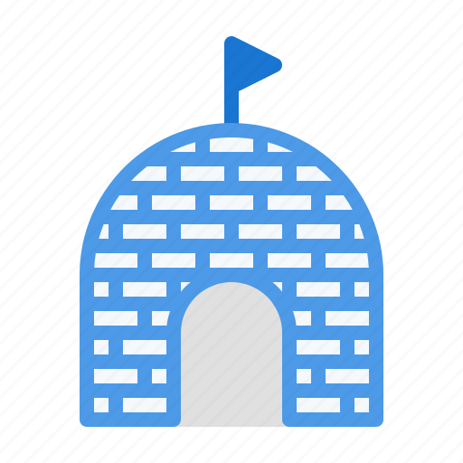 Building, eskimo, house, igloo, snow, winter icon - Download on Iconfinder