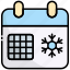 calendar, winter, christmas, snow, cold, xmas, schedule 