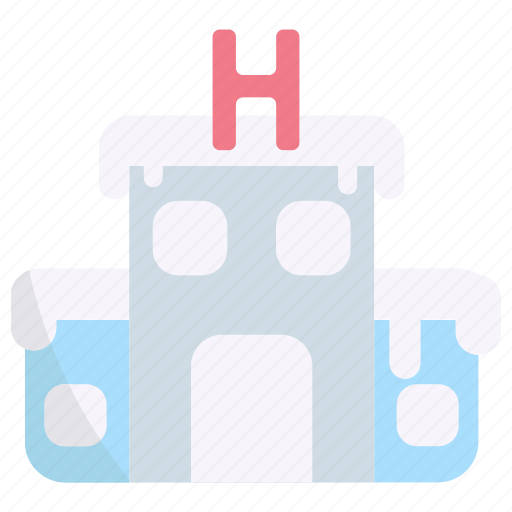 Hotel, winter, travel, snow, cold, tourism, holiday icon - Download on Iconfinder