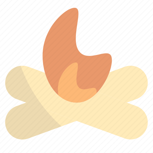 Bonfire, winter, fire, chiminey, flame, cold, light icon - Download on Iconfinder