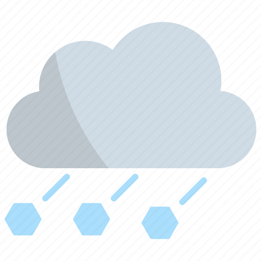 Hail, weather, cloud, rain, forecast, snow, cloudy icon - Download on Iconfinder