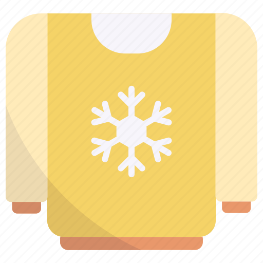 Sweater, winter, snow, cold, snowflake, fashion, jacket icon - Download on Iconfinder