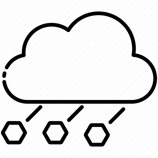 Hail, weather, cloud, rain, forecast, snow, cloudy icon - Download on Iconfinder