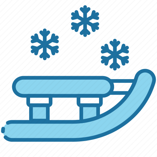 Sleigh, sledge, christmas, sled, santa, winter, snow icon - Download on Iconfinder