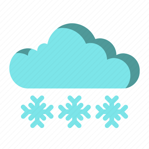 Snowflake, snowing, weather, winter, cloud icon - Download on Iconfinder