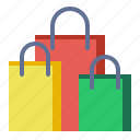 bags, cart, sale, shopping