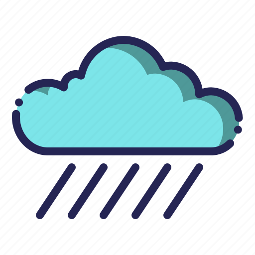 Climate, forecast, rainy, weather, cloud icon - Download on Iconfinder
