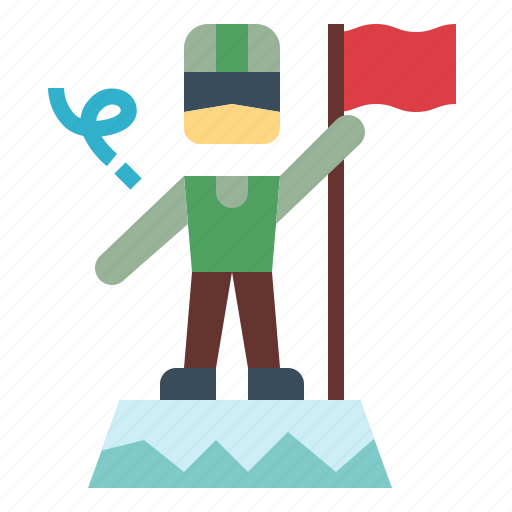 Alpinism, climbing, people, snow icon - Download on Iconfinder