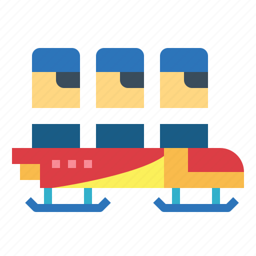 Bobsled, games, olympic, people, sports icon - Download on Iconfinder