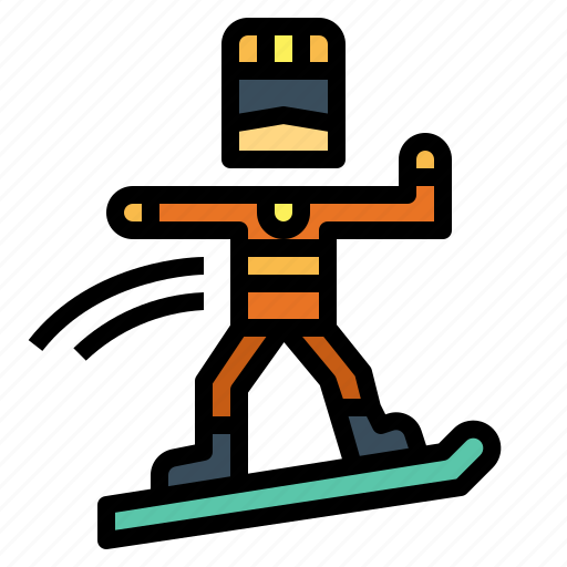 Athlete, boardercross, snowboarding, sports icon - Download on Iconfinder