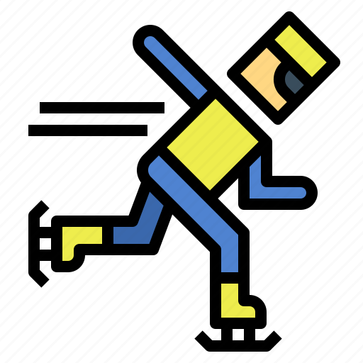 People, short, skating, speed, sports, track icon - Download on Iconfinder