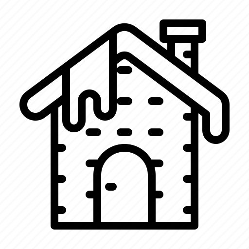 Frost, house, snow, winter icon - Download on Iconfinder