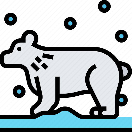 Bear, polar, wildlife, animal, arctic icon - Download on Iconfinder
