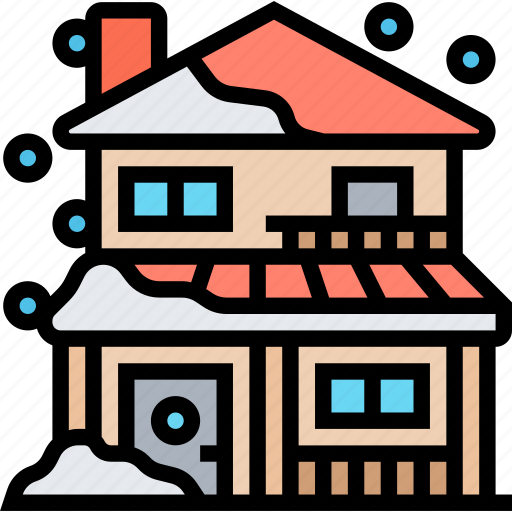 House, home, winter, snowing, seasonal icon - Download on Iconfinder