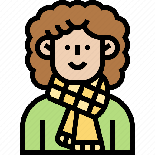Scarf, clothing, wool, warm, winter icon - Download on Iconfinder