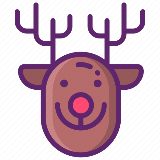 Reindeer, deer, christmas icon - Download on Iconfinder
