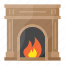 fireplace, home, house, interior, room, living, fire