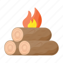 campfire, fire, camp, outdoor, warm, bonfire, light, stack
